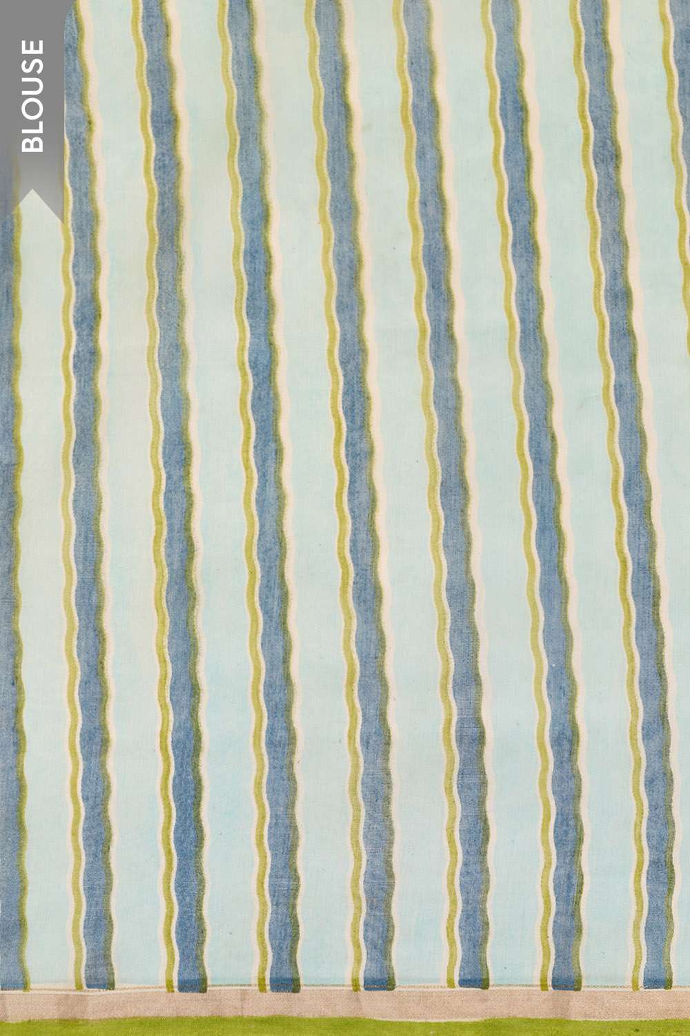 Blue Rajasthan Pure Silk Cotton Screen Printed Saree image number null