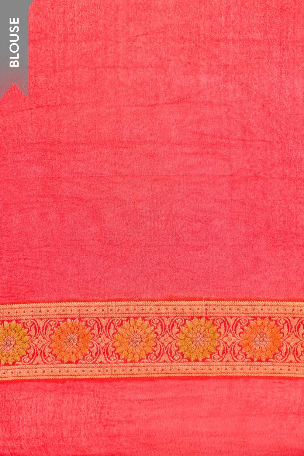 Red Pure Silk Georgette Cutwork Banarasi Saree image number null