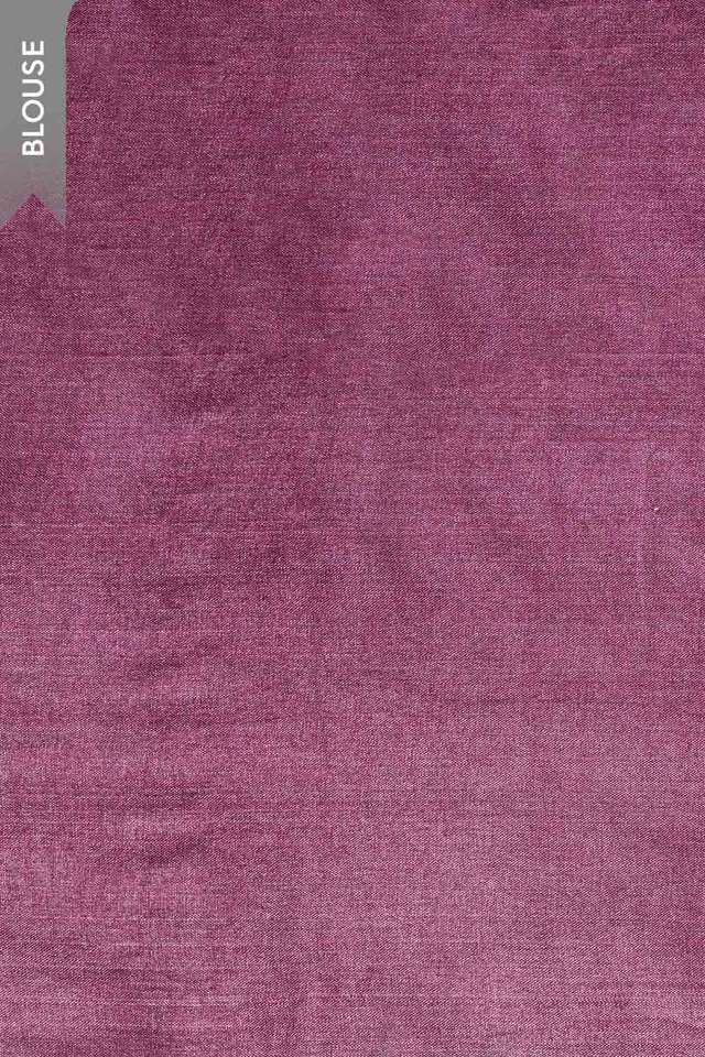 Purple Batik Pure Tussar Silk Saree thumbnail image number null