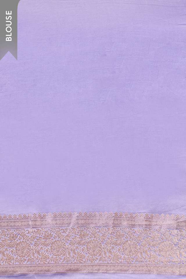 Violet Woven Pure Viscose Saree thumbnail image number null