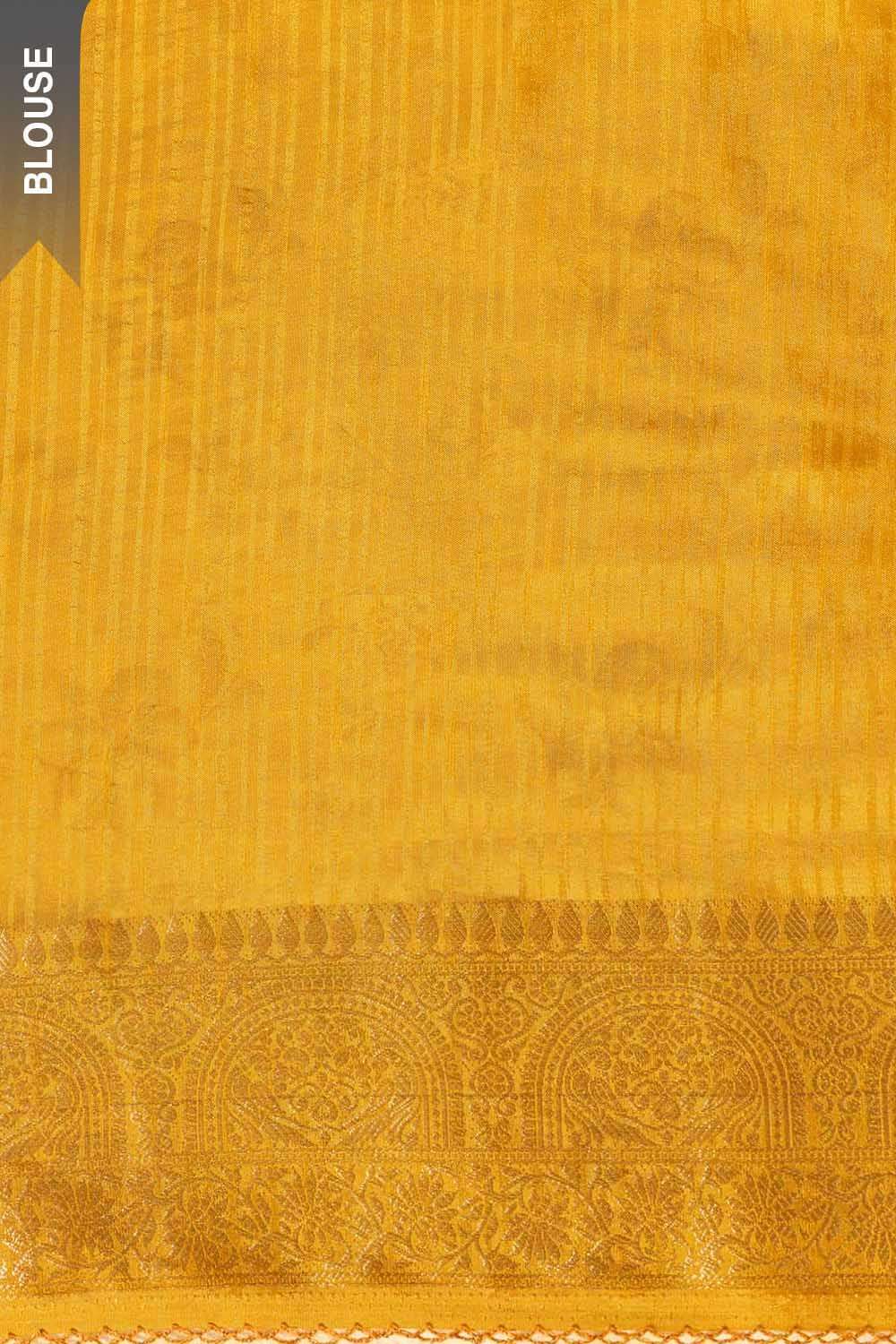 Yellow Pure Viscose Printed Saree image number null