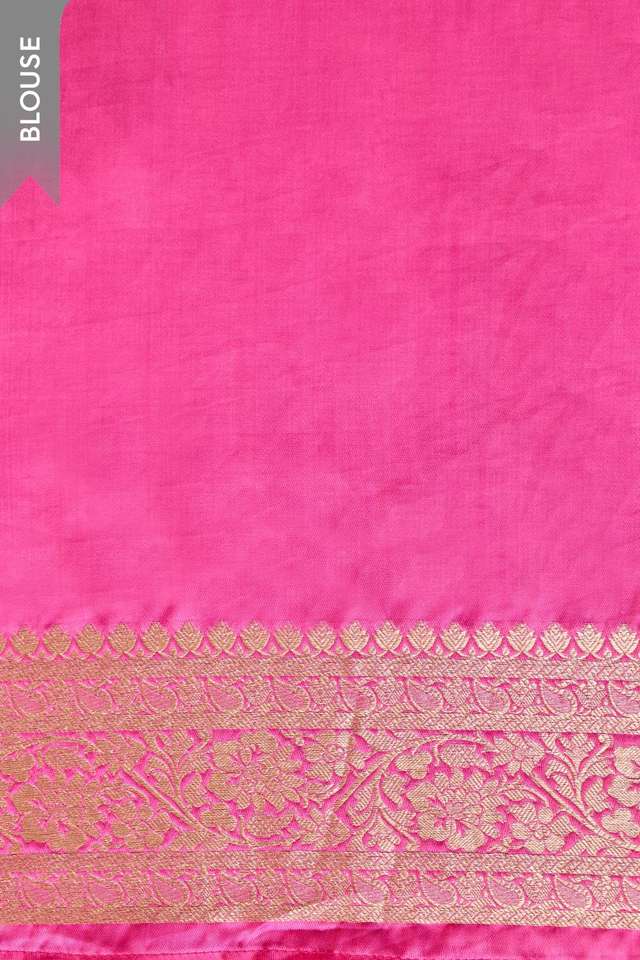 Pink Woven Pure Viscose Saree thumbnail image number null