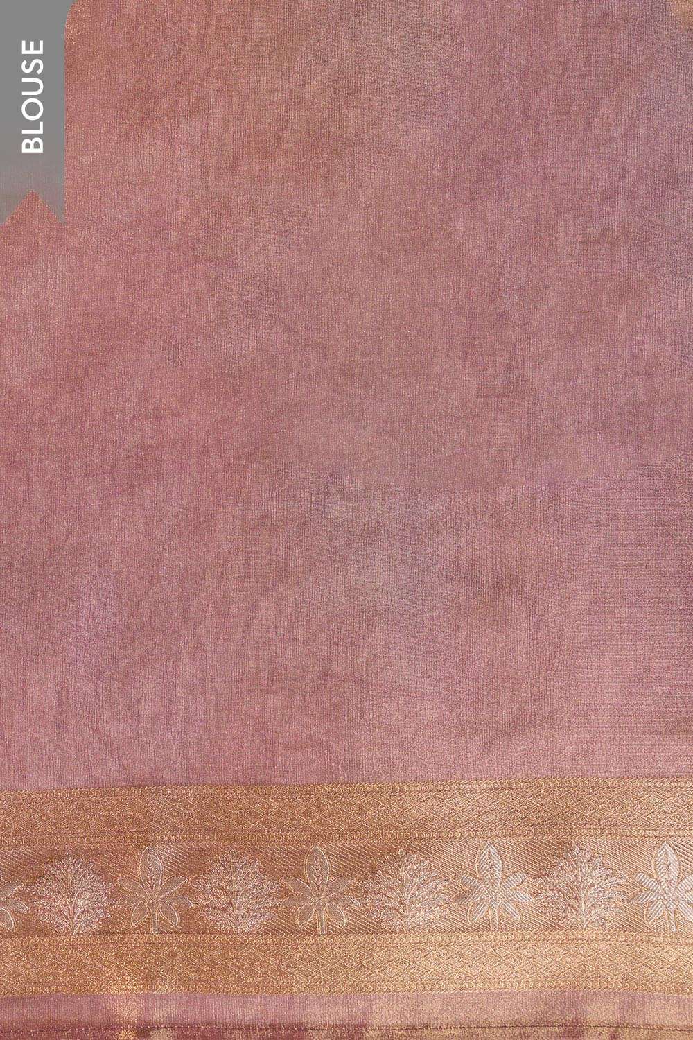 Purple Woven Viscose Tissue Saree image number null