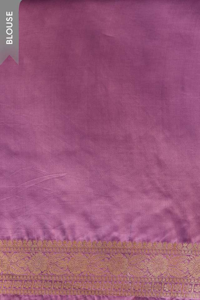 Violet Woven Pure Viscose Saree thumbnail image number null