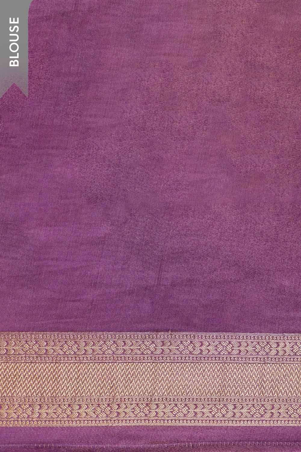 Violet   Woven Viscose Tissue Saree image number null