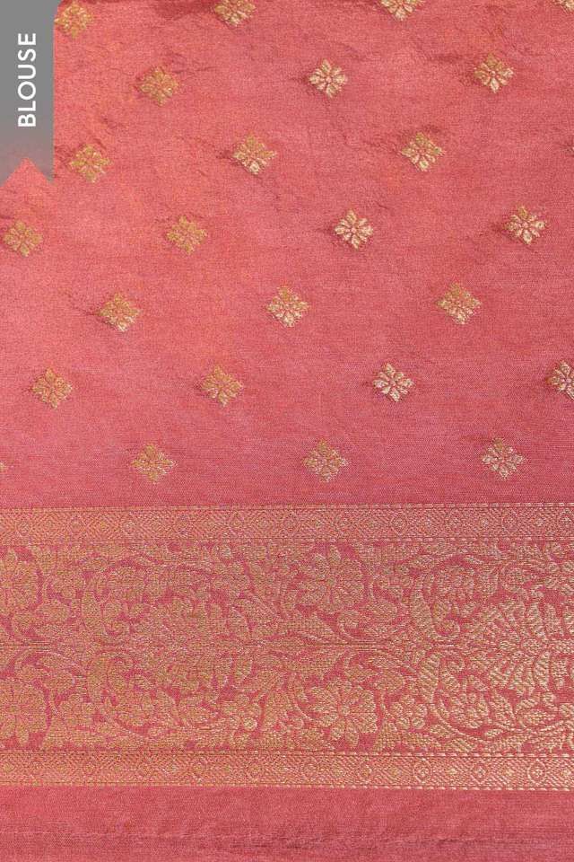 Pink Woven Pure Viscose Saree thumbnail image number null