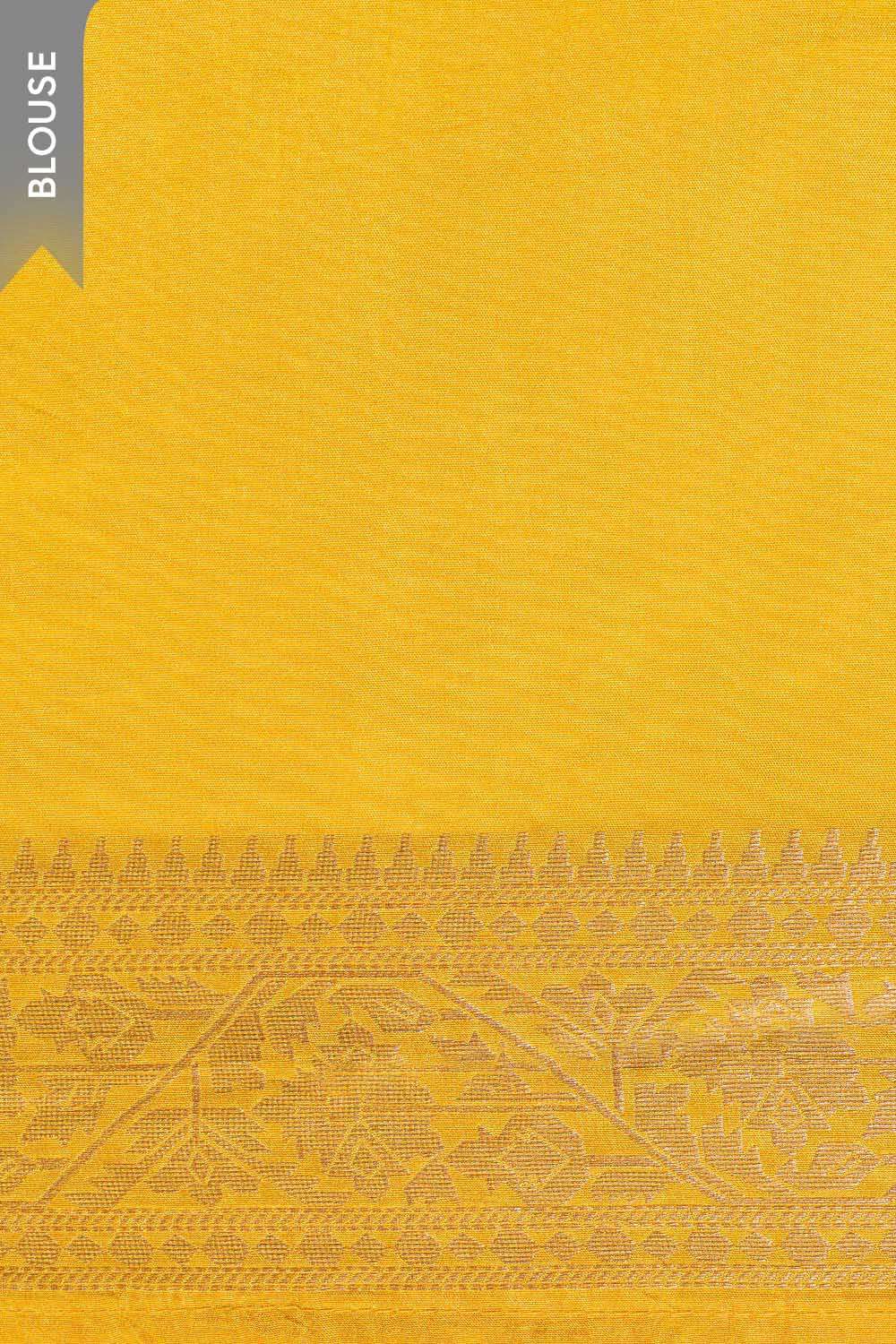 Yellow Woven Pure Viscose Saree image number null