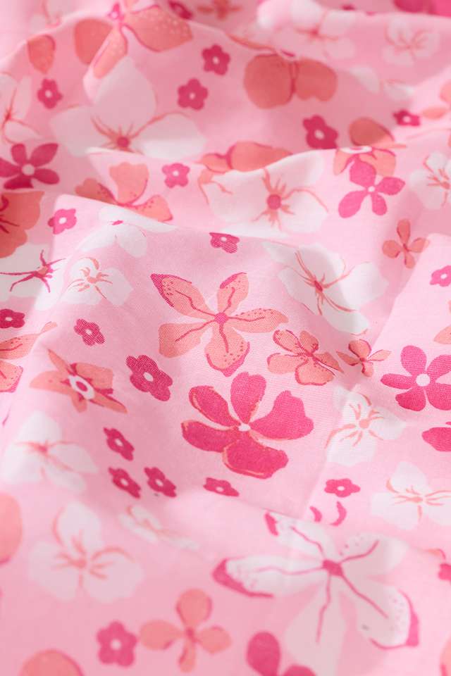 Pink Rajasthan Screen Printed Pure Cotton Saree thumbnail image number null