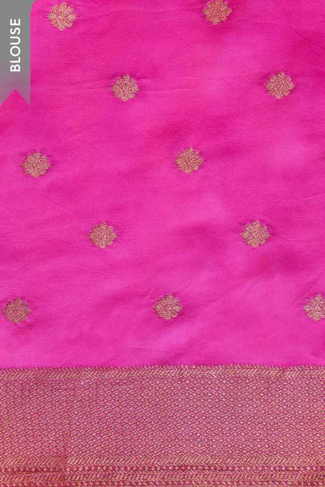 Pink Woven Pure Viscose Saree thumbnail image number null