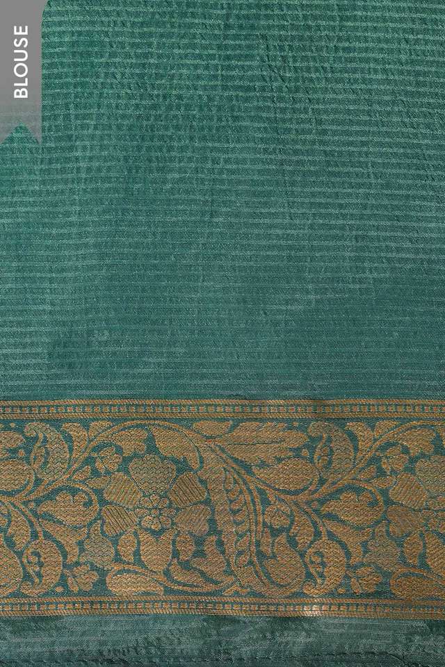 Blue Pure Viscose Woven Saree thumbnail image number null