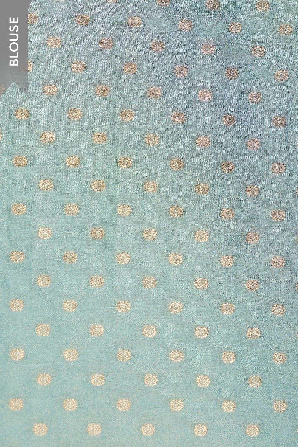Light Blue   Viscose Tissue Embroidered Saree image number null