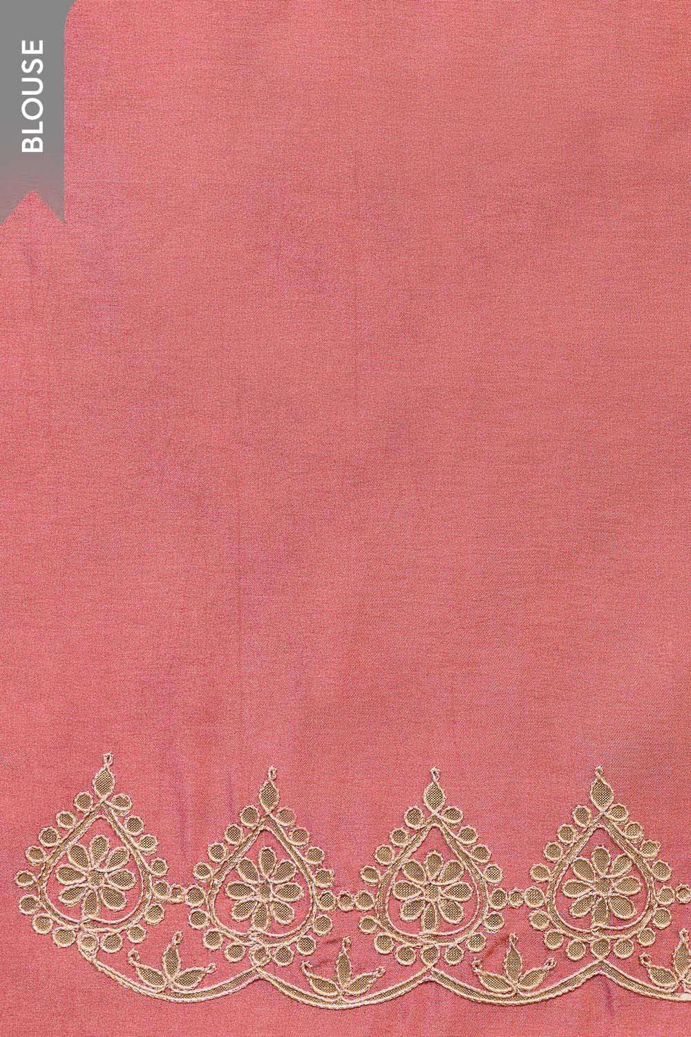 Off White Gota Patti Emroidery Viscose Tissue Saree image number null