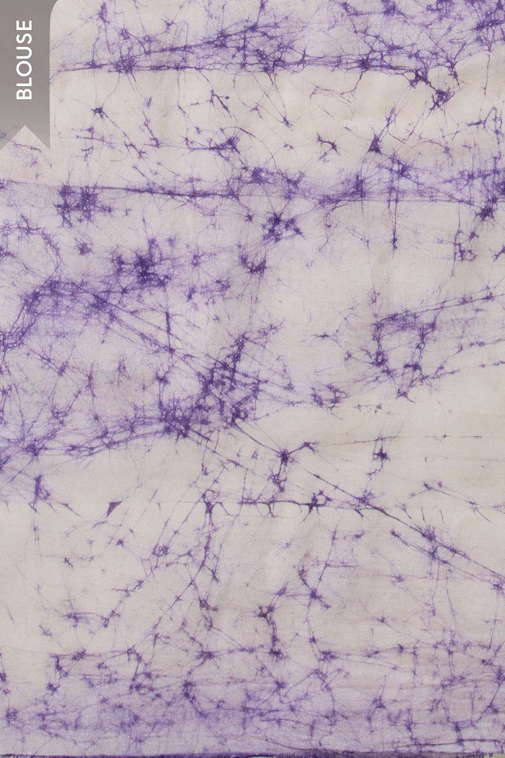 Dark Violet Ujjain Pure Cotton Batik Saree image number null