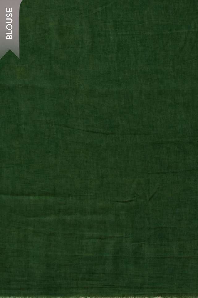 Yellow Ujjain Pure Cotton Batik Saree thumbnail image number null
