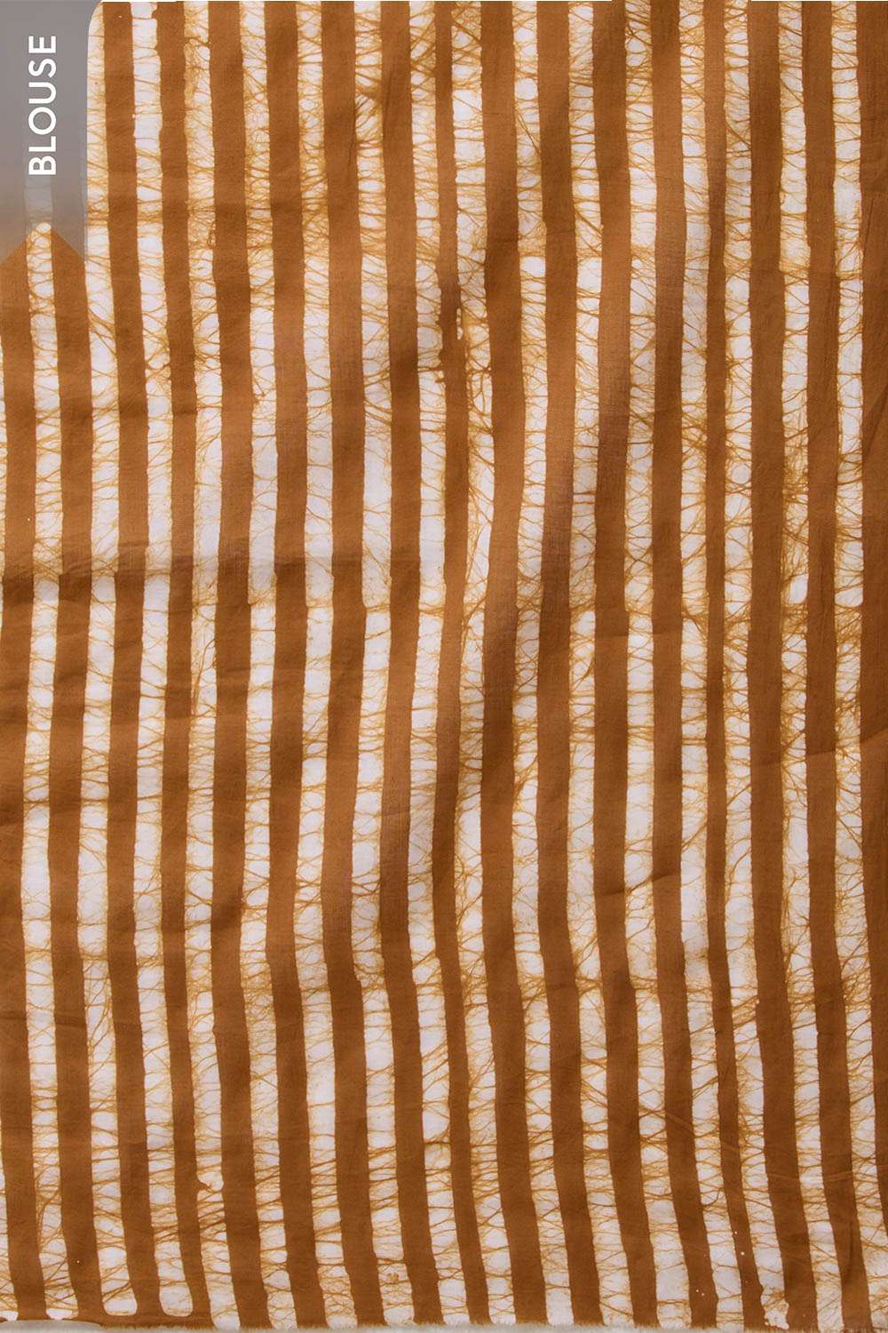 Brown Ujjain Pure Cotton Batik Saree image number null