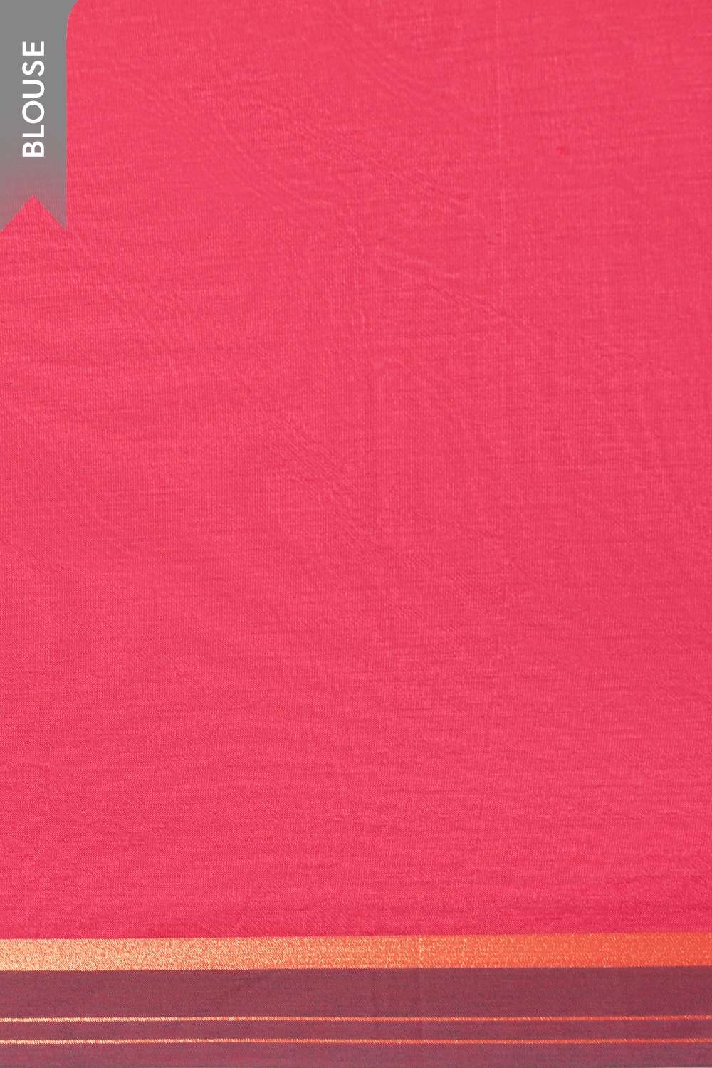 Dark Pink Woven Cotton Viscose Saree image number null