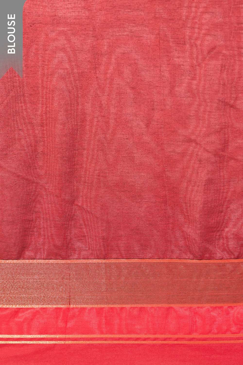 Dark Red Woven Cotton Viscose Saree image number null