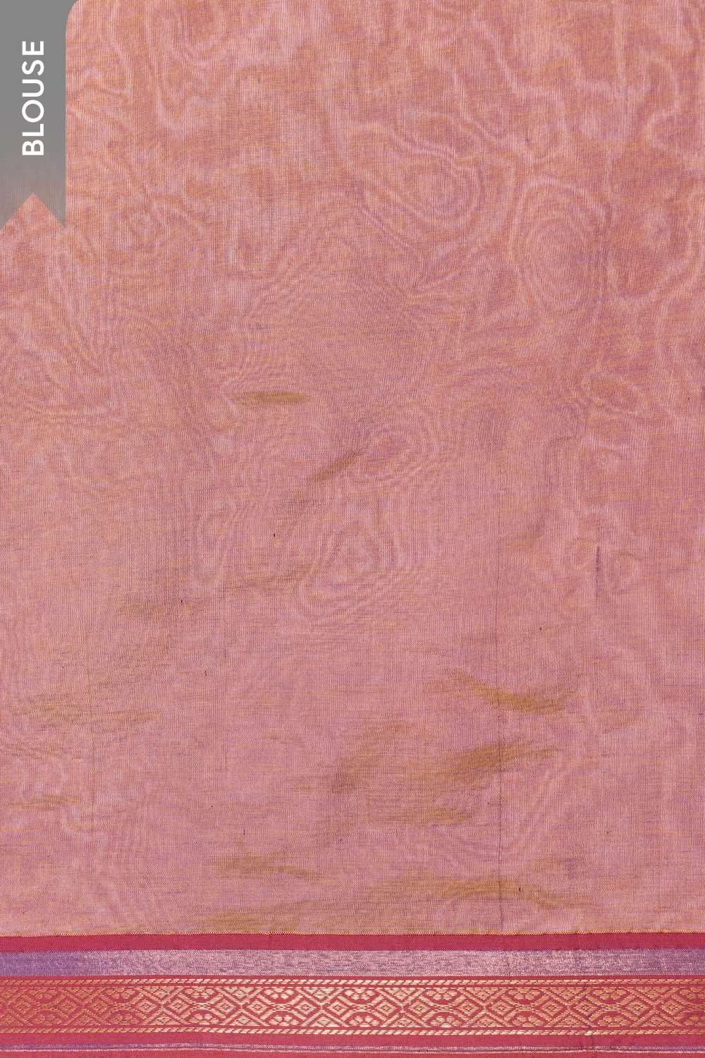 Purple Woven  Cotton Viscose Saree image number null