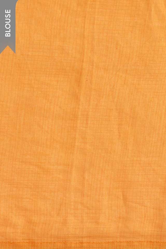 Yellow Screen Printed Bengal Pure Cotton Saree thumbnail image number null