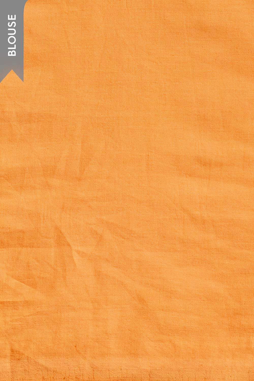 Light Pink Screen Printed Bengal Pure Cotton Saree image number null