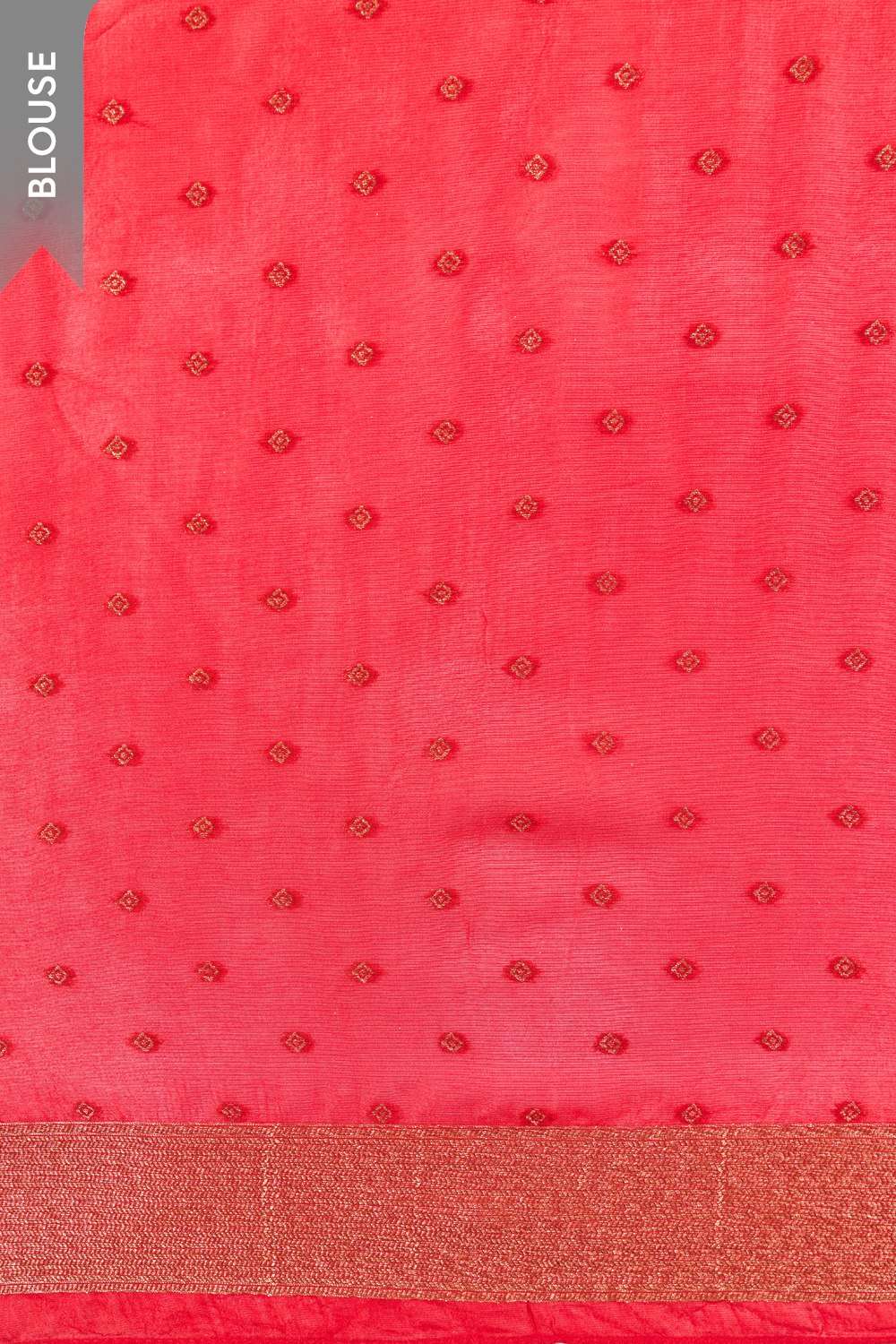 Dark Red  Woven Pure Viscose Saree image number null