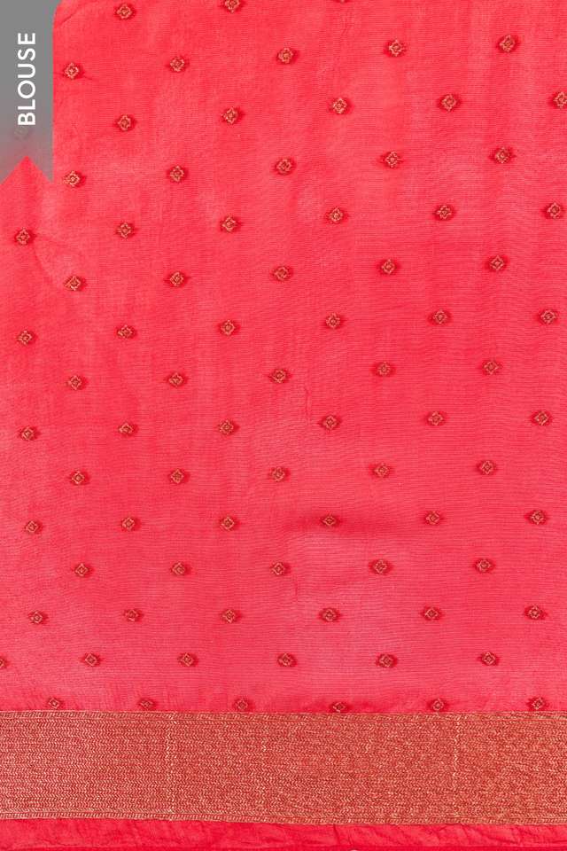 Dark Red  Woven Pure Viscose Saree thumbnail image number null