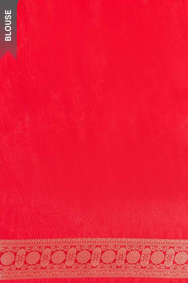 Red Woven Pure Viscose Saree thumbnail image number null