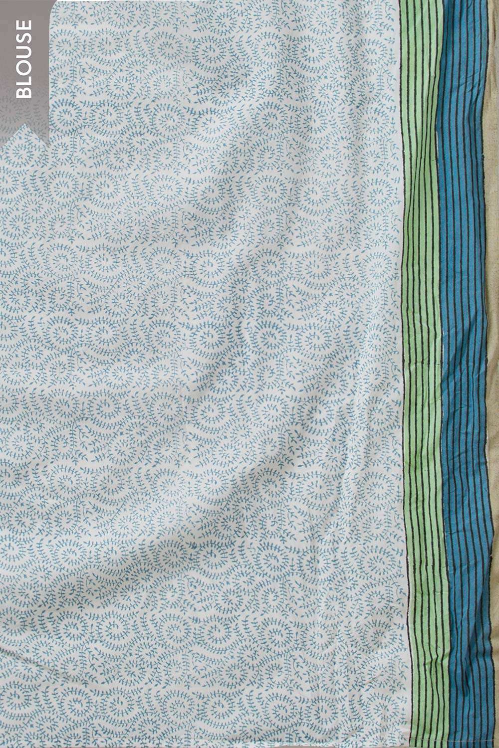 Grey Rajasthan Pure Cotton Kota Printed Sanganeri Saree image number null