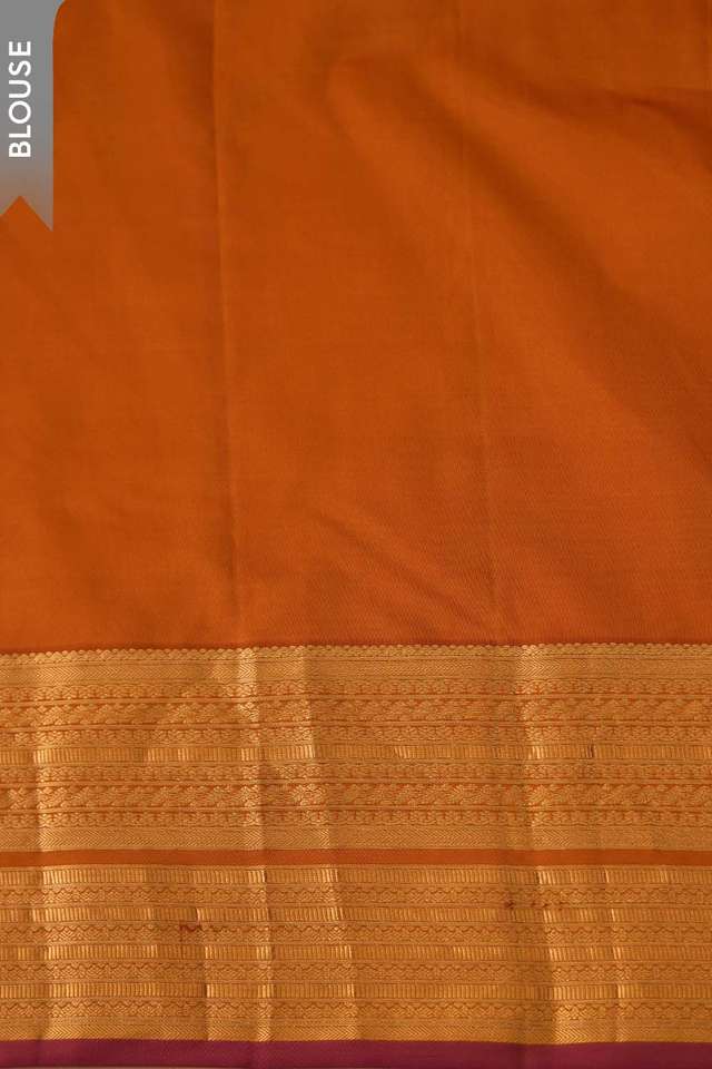 Light Orange Woven Silk Viscose Saree thumbnail image number null
