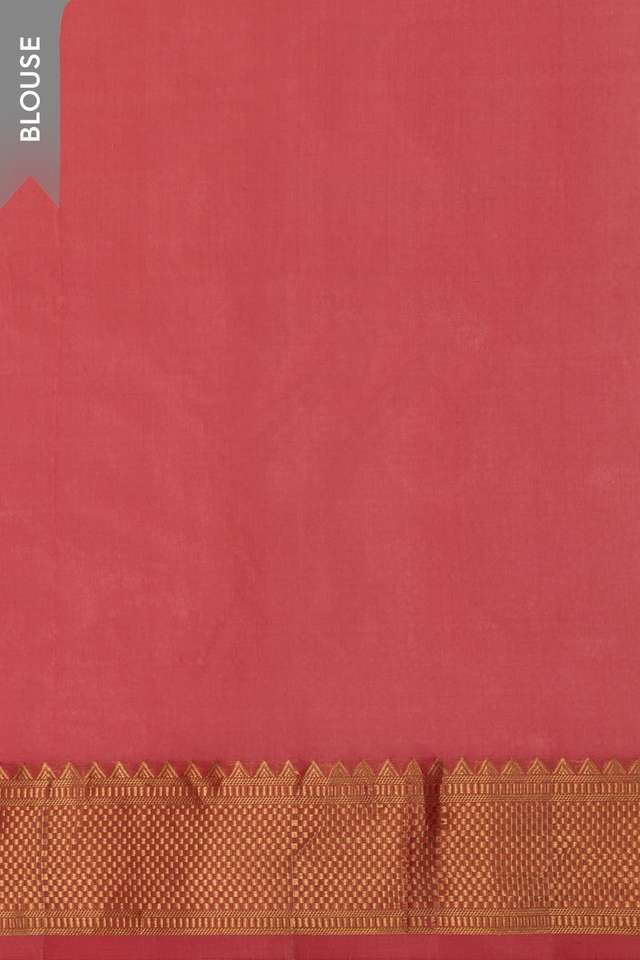 Light Orange Woven Apsara Silk Viscose Saree thumbnail image number null