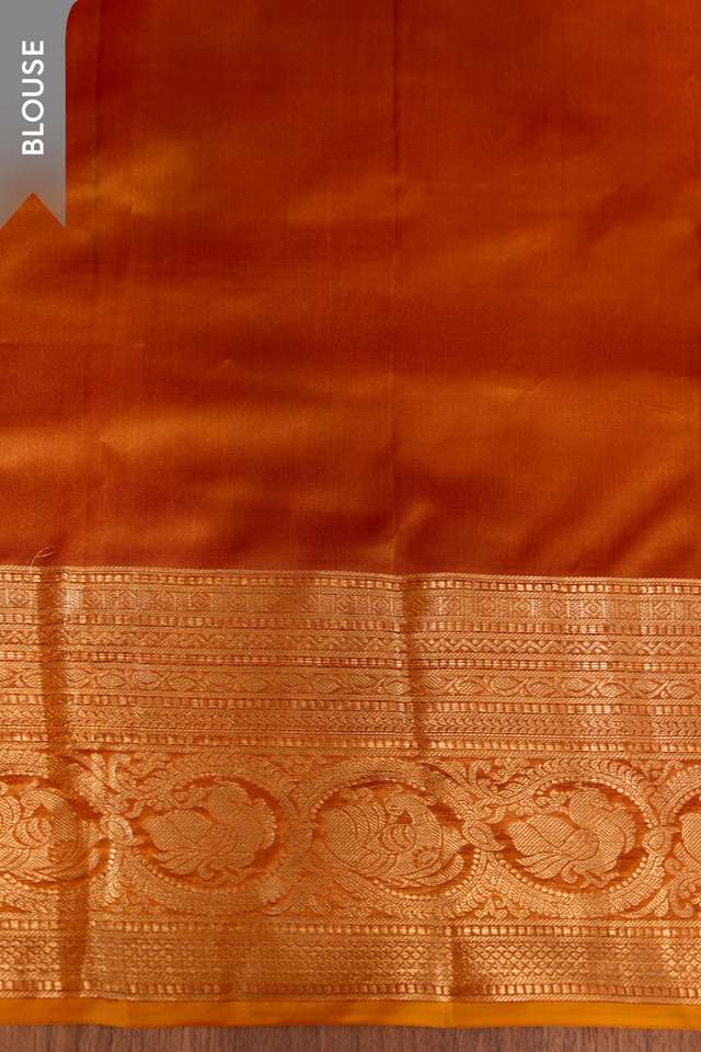 Brown Woven Apsara Silk Viscose Saree thumbnail image number null