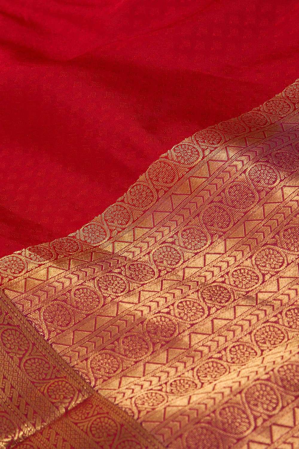 Dark Red Woven Silk Viscose Saree image number null