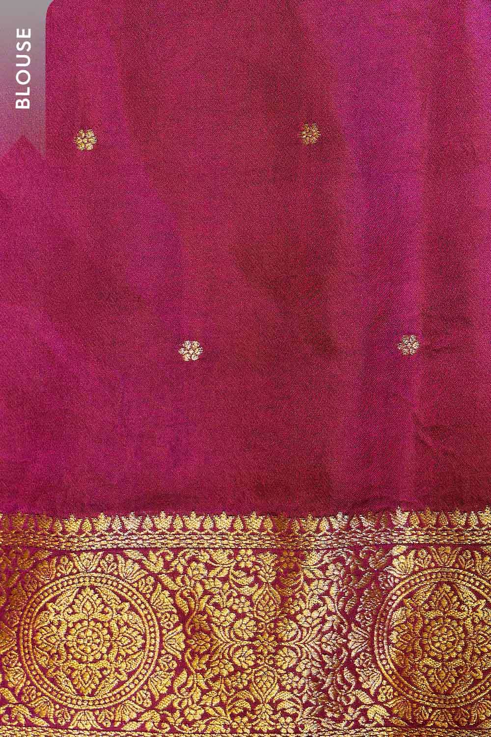 Light Violet Woven Viscose Saree image number null