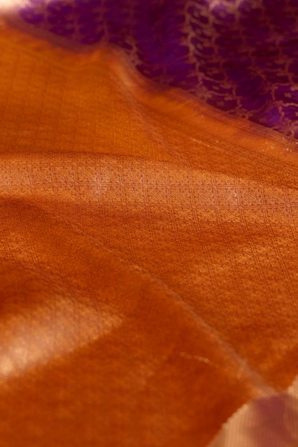 Violet Woven Apsara Silk Viscose Saree image number null