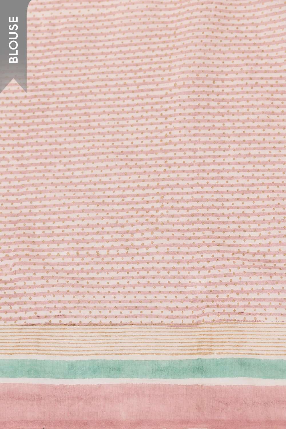Light Pink Rajasthan Pure Silk Cotton Printed Mukaish Saree image number null