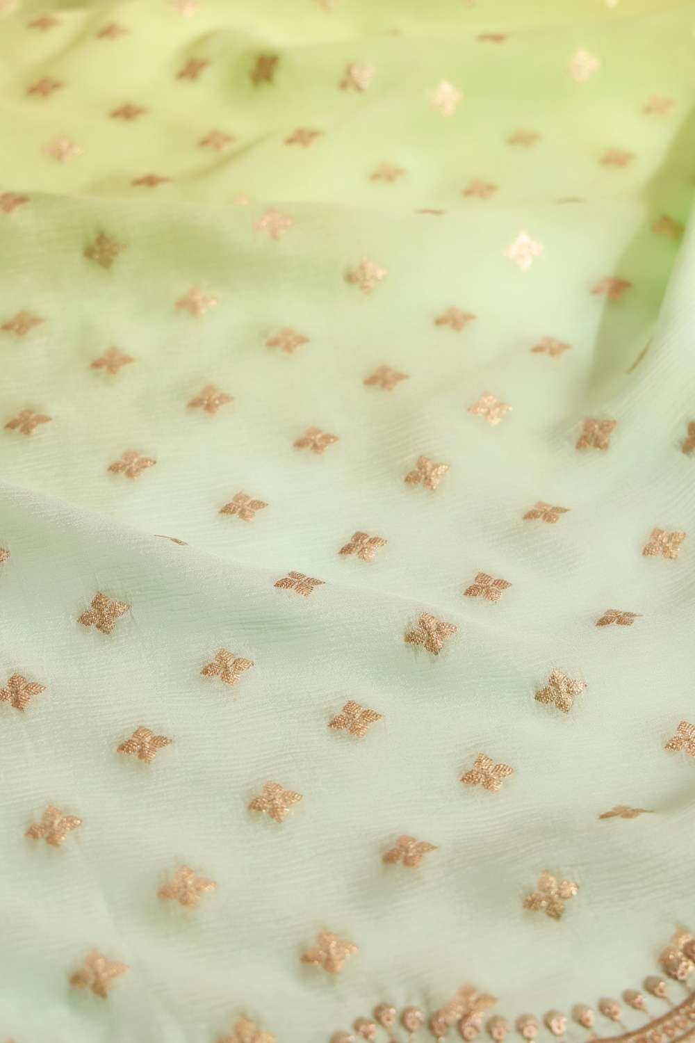 Light Green Viscose Woven Saree image number null