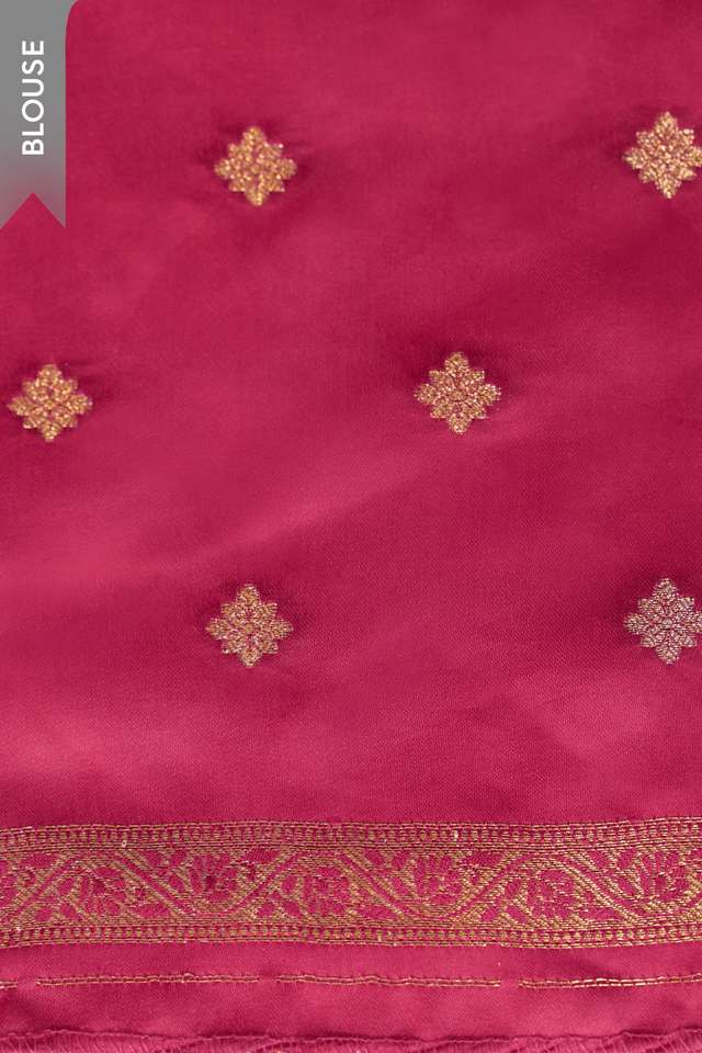 Yellow Woven Design Viscose Satin Saree thumbnail image number null