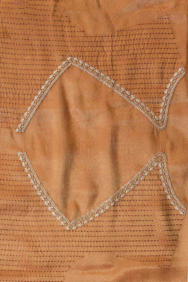 Light Blue Viscose Tissue Embroidered Saree thumbnail image number null