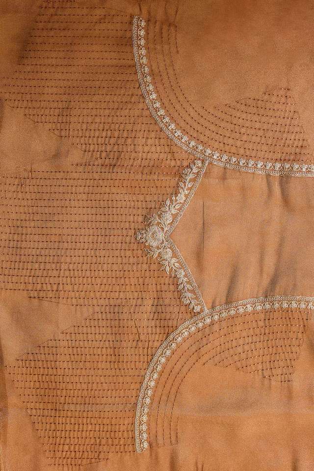 Light Blue Viscose Tissue Embroidered Saree thumbnail image number null