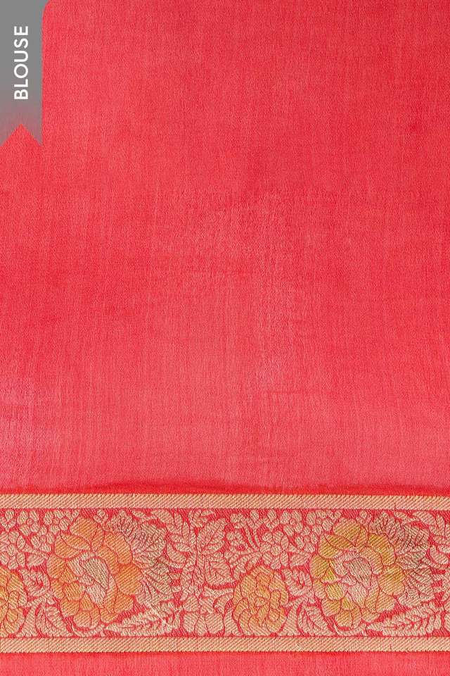 Green Pure Silk Georgette Cutwork Banarasi Saree thumbnail image number null
