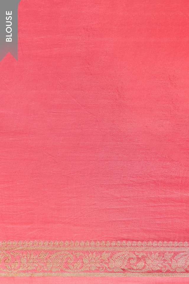 Light Pink Woven Pure Viscose Saree thumbnail image number null