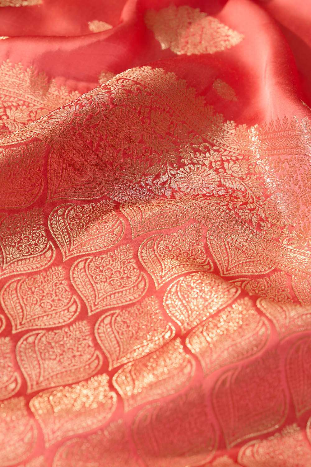 Light Pink Woven Pure Viscose Saree image number null