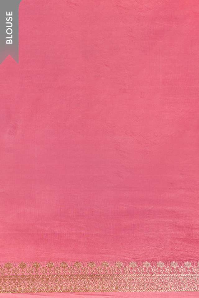 Pink Woven Pure Viscose Saree thumbnail image number null
