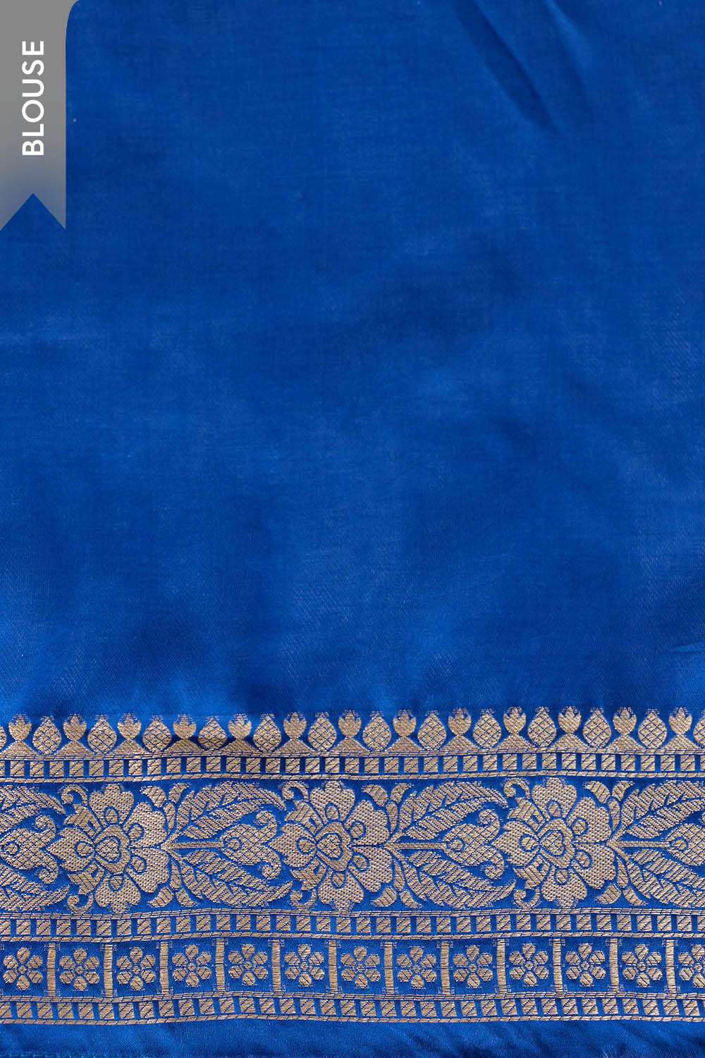 Blue Woven Pure Viscose Saree image number null