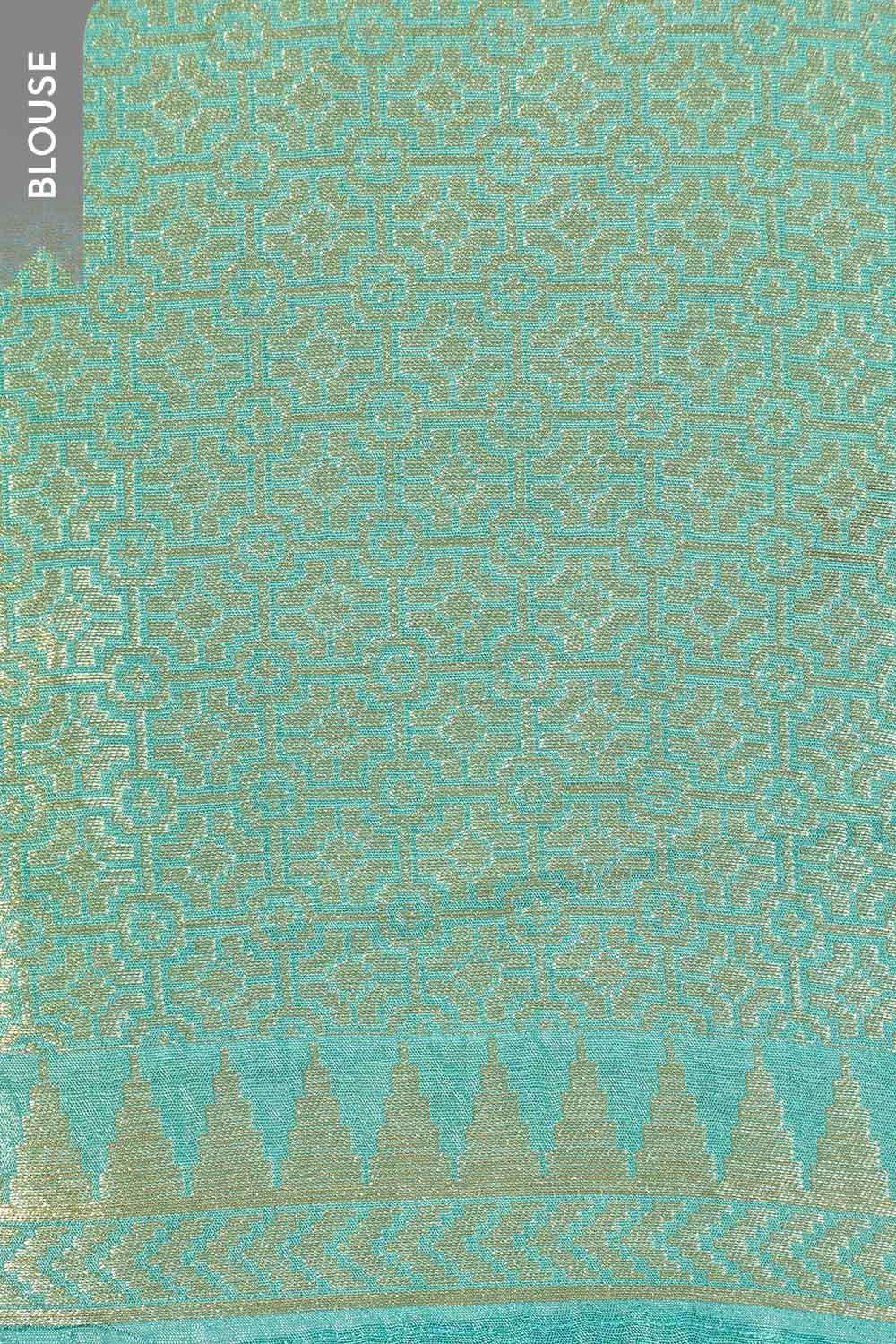 Blue Woven Pure Viscose Saree image number null