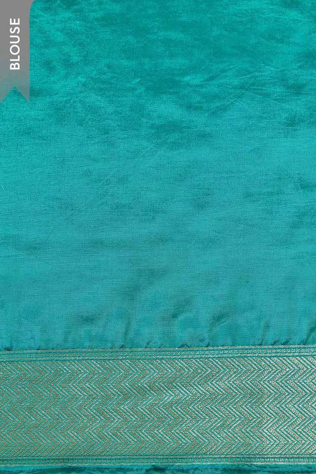Blue Woven Pure Viscose Saree thumbnail image number null