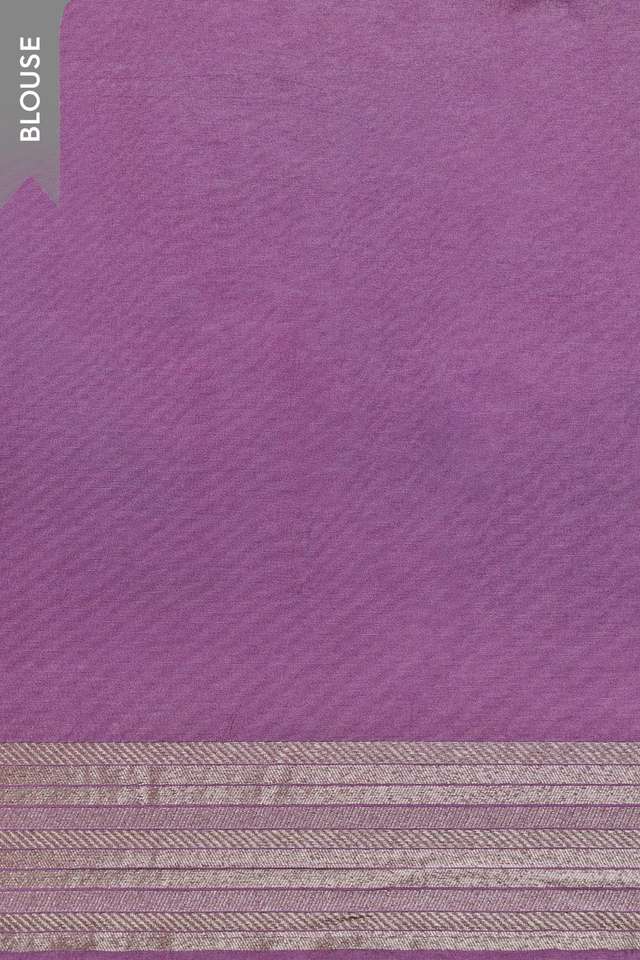 Violet Woven Pure Viscose Saree thumbnail image number null