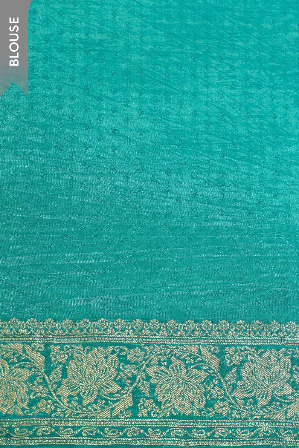 Blue Woven Pure Viscose Saree image number null