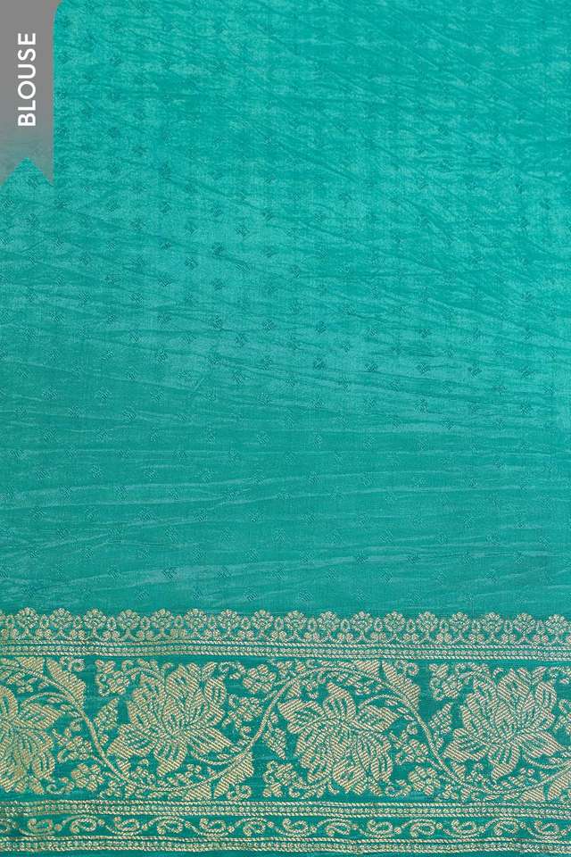 Blue Woven Pure Viscose Saree thumbnail image number null
