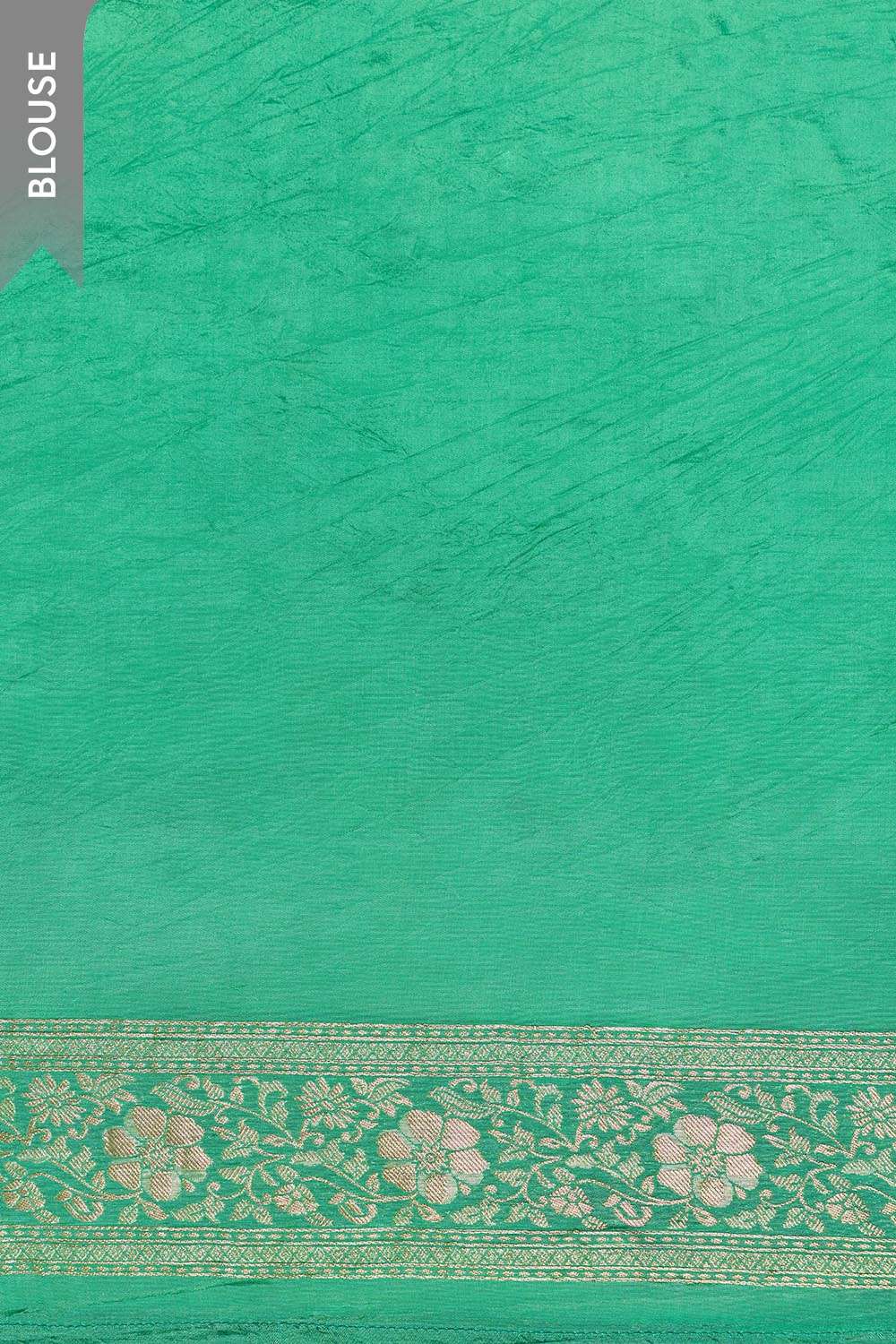 Green Woven Pure Viscose Saree image number null